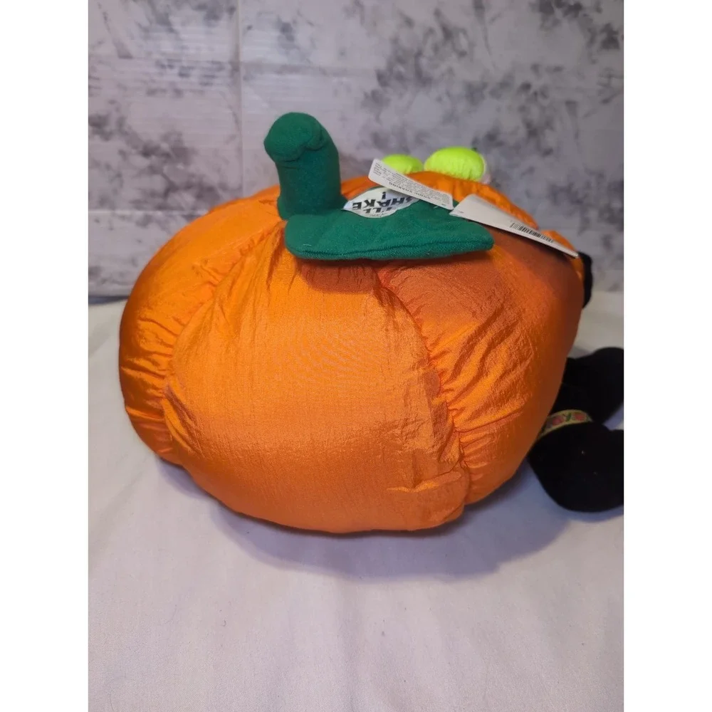 Vintage International Silver Co Parachute Pumpkin Plush Halloween 12